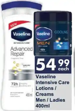 President Hyper Vaseline Intensive Care Lotions / Creams offer