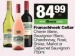 KwikSpar Franschhoek Cellar offer