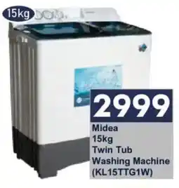 President Hyper Midea 15kg Twin Tub Washing Machine offer