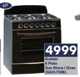 President Hyper Goldair 6 Plate Gas Stove / Oven offer