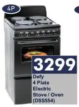 President Hyper Defy 4 Plate Electric Stove / Oven offer