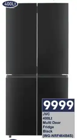 President Hyper JVC 400Lt Multi Door Fridge Black offer