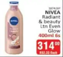 KitKat Cash and Carry NIVEA Radiant & beauty Ltn Even Glow offer