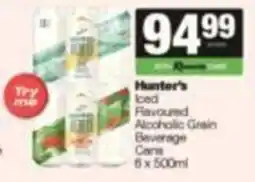 KwikSpar Hunter's Iced Flavoured Alcoholic Grain Beverage offer