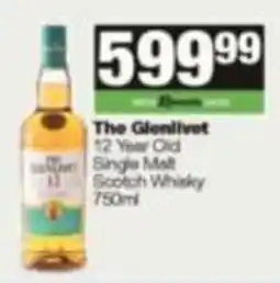 KwikSpar The Glenlivet 12 Year Old Single Malt Scotch Whisky offer