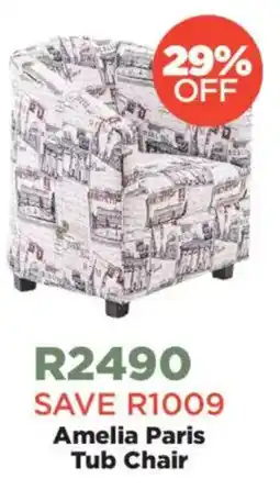 House & Home Amelia Paris Tub Chair offer
