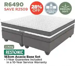 House & Home Restonic 183cm Acacia Base Set offer