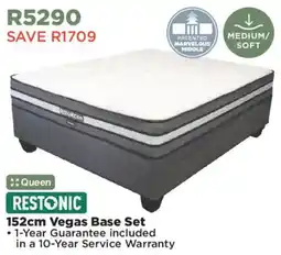House & Home Restonic 152cm Vegas Base Set offer