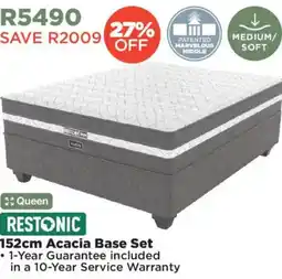 House & Home Restonic 152cm Acacia Base Set offer