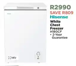 House & Home Hisense White Chest Freezer offer
