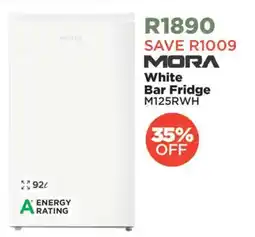 House & Home MORA White Bar Fridge offer