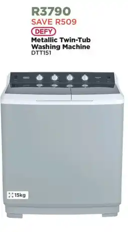 House & Home Defy Metallic Twin-Tub Washing Machine offer