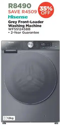 House & Home Hisense Grey Front-Loader Washing Machine offer