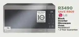 House & Home LG Black Inverter Microwave Oven offer