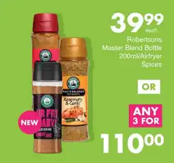 Save Robertsons Master Blend Bottle /Airfryer Spices offer