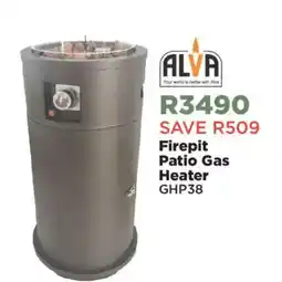 House & Home ALVA Firepit Patio Gas Heater GHP38 offer