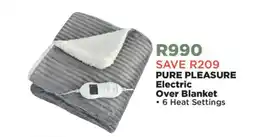 House & Home PURE PLEASURE Electric Over Blanket offer