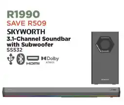 House & Home SKYWORTH 3.1-Channel Soundbar with Subwoofer SS532 offer