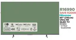 House & Home Hisense 85" Ultra HD QLED TV offer