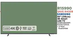House & Home Samsung 85" 4K Smart LED TV offer