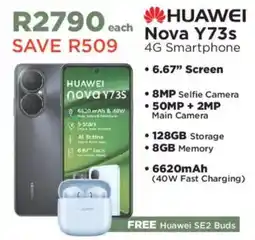House & Home HUAWEI Nova Y73s offer