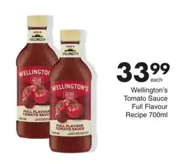 Save Wellington's Tomato Sauce Full Flavour Recipe offer