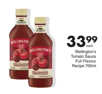 Save Wellington's Tomato Sauce Full Flavour Recipe offer