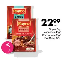 Save Royco Dry Marinades/ Dry Sauces/ Dry Gravy offer