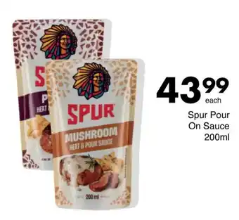 Save Spur Pour On Sauce offer