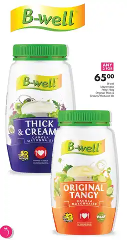 Save B-well Mayonnaise Original/ Thick & Creamy/Reduced Oil offer