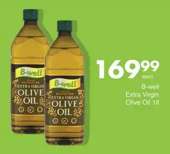Save B-well Extra Virgin Olive Oil offer