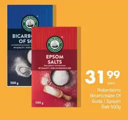 Save Robertsons Bicarbonate Of Soda / Epsom Salt offer