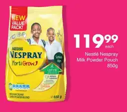 Save Nestlé Nespray Milk Powder Pouch offer