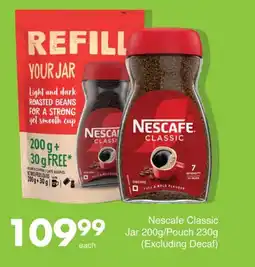 Save Nescafe Classic Jar /Pouch (Excluding Decaf) offer