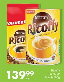 Save Ricoffy Tin/ Pouch offer