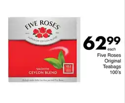 Save Five Roses Original Teabags offer
