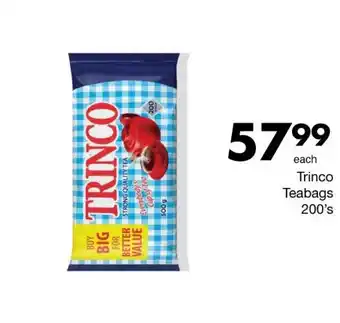 Save Trinco Teabags offer