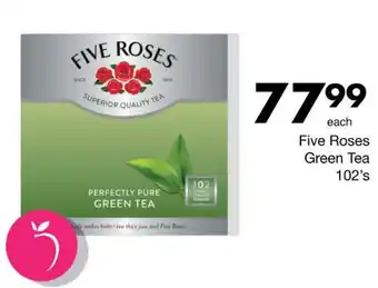 Save Five Roses Green Tea offer