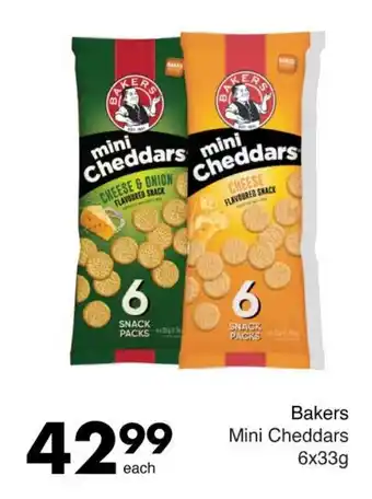 Save Bakers Mini Cheddars offer
