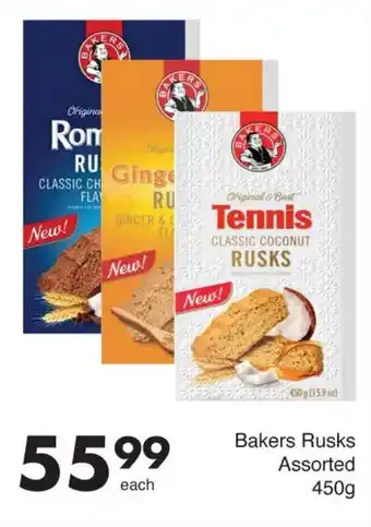 Save Bakers Rusks Assorted offer