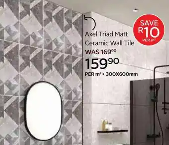 Axel Triad Matt Ceramic Wall Tile