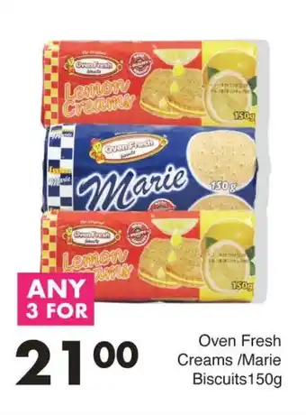 Save Oven Fresh Creams /Marie Biscuits offer