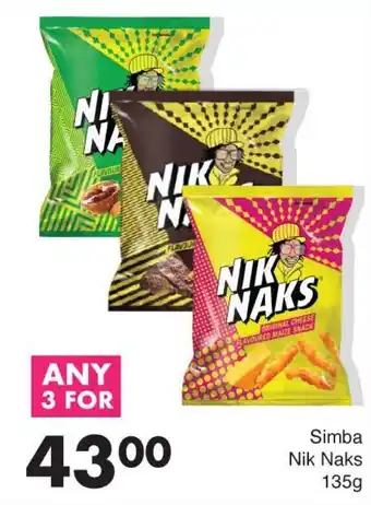 Save Simba Nik Naks offer
