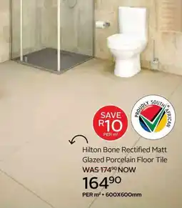 CTM Hilton Bone Rectified Matt Glazed Porcelain Floor Tile offer