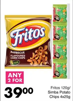 Save Fritos/ Simba Potato chips offer