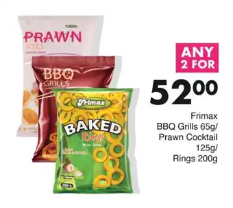 Save Frimax BBQ Grills/ Prawn Cocktail/ Rings offer