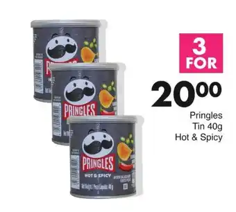Save Pringles Tin Hot & Spicy offer