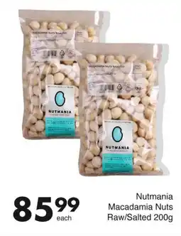 Save Nutmania Macadamia Nuts Raw/Salted offer