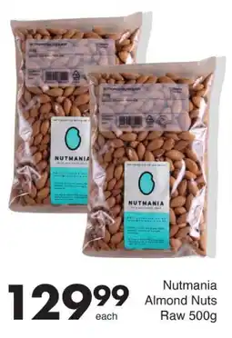 Save Nutmania Almond Nuts Raw offer
