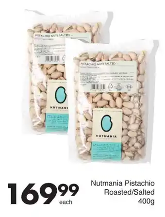 Save Nutmania Pistachio Roasted/Salted offer